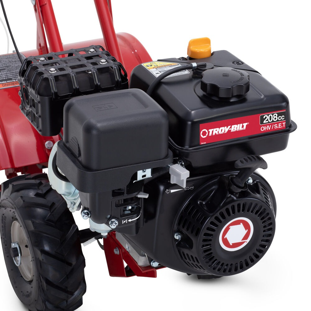 Troy-Bilt Super Bronco Rear-Tine Tiller, 208cc Gas, Counter-Rotating Tines