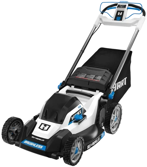 HART 40V 20 in. Brushless Self-Propelled Battery Lawn Mower with 6.0Ah Battery
