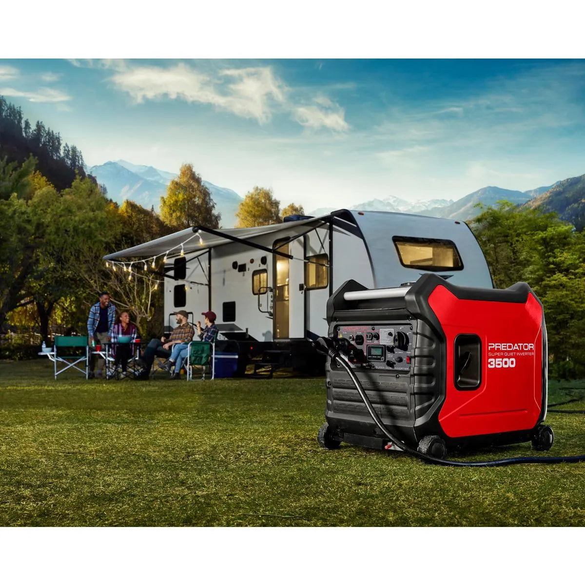 Predator 3500 Watt Super Quiet Inverter Generator, CO SECURE, RV Ready