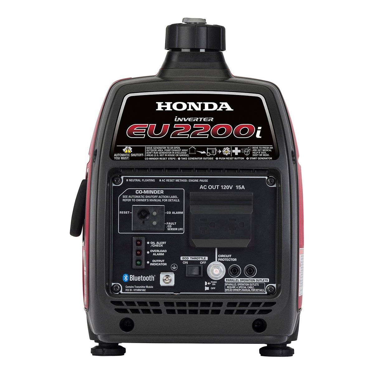 Honda EU2200i 2,200 Watt Inverter Generator with CO-MINDER and Bluetooth