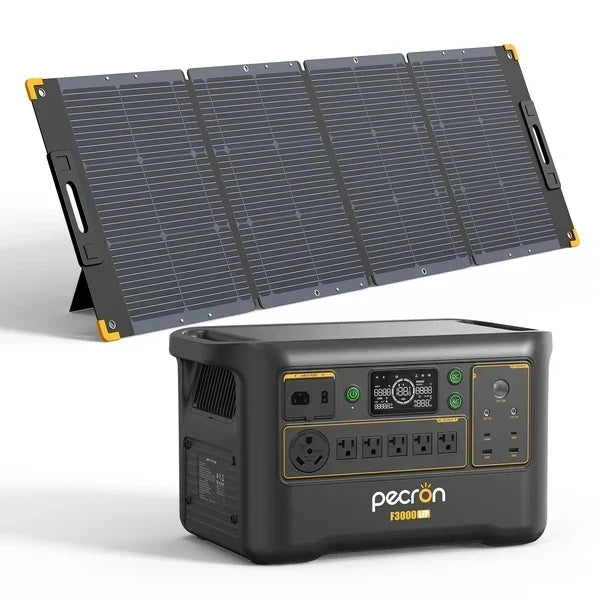 Pecron F3000LFP Portable Power Station, 3,072Wh LiFePO4, 3,600W Output, Expandable