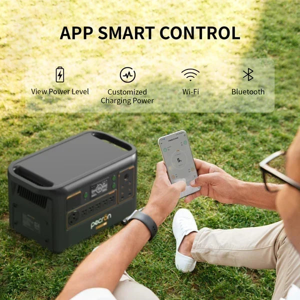 Pecron F3000LFP Portable Power Station, 3,072Wh LiFePO4, 3,600W Output, Expandable