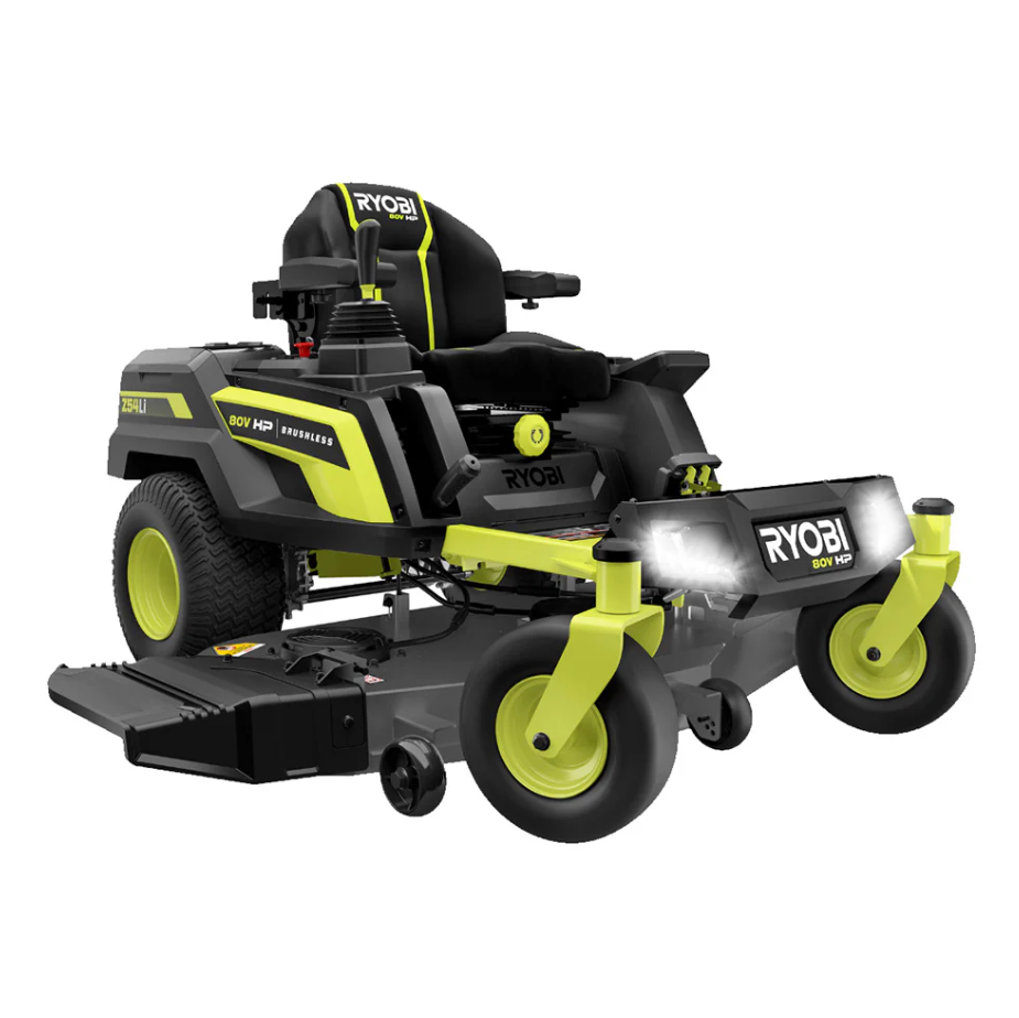 RYOBI 80V HP Brushless 30 in. Battery Zero-Turn Mower with (2) 80V 10Ah Batteries