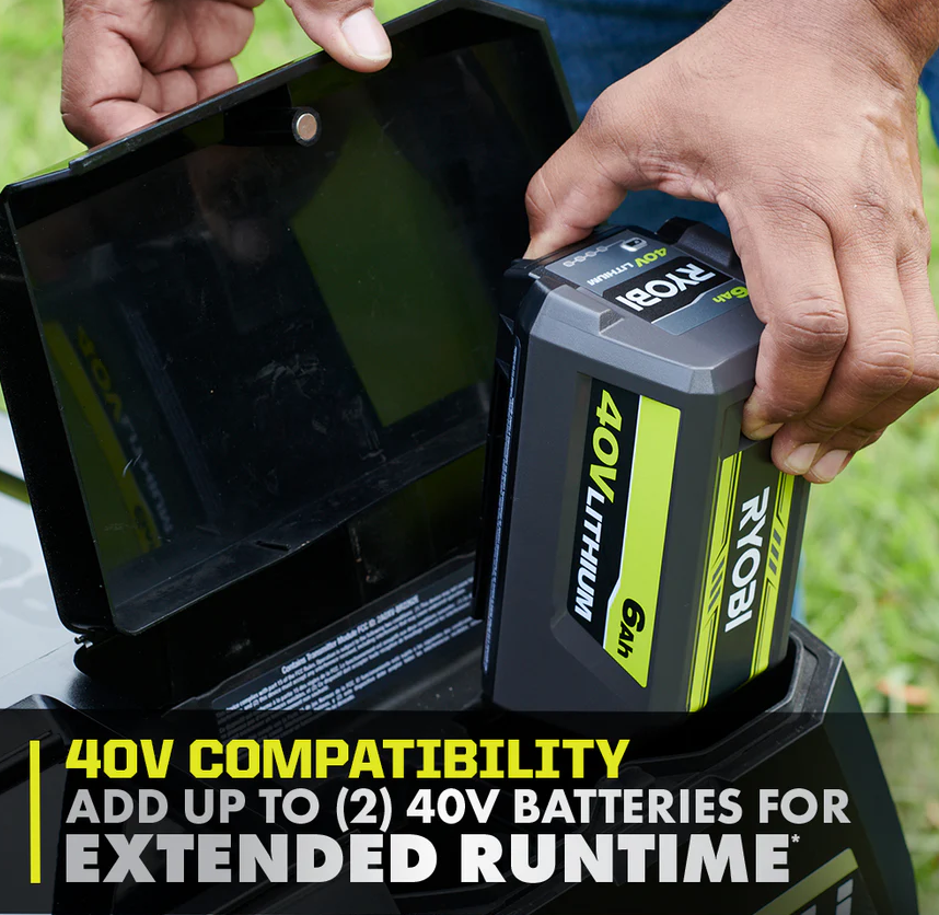 RYOBI 80V HP Brushless 30 in. Battery Zero-Turn Mower with (2) 80V 10Ah Batteries