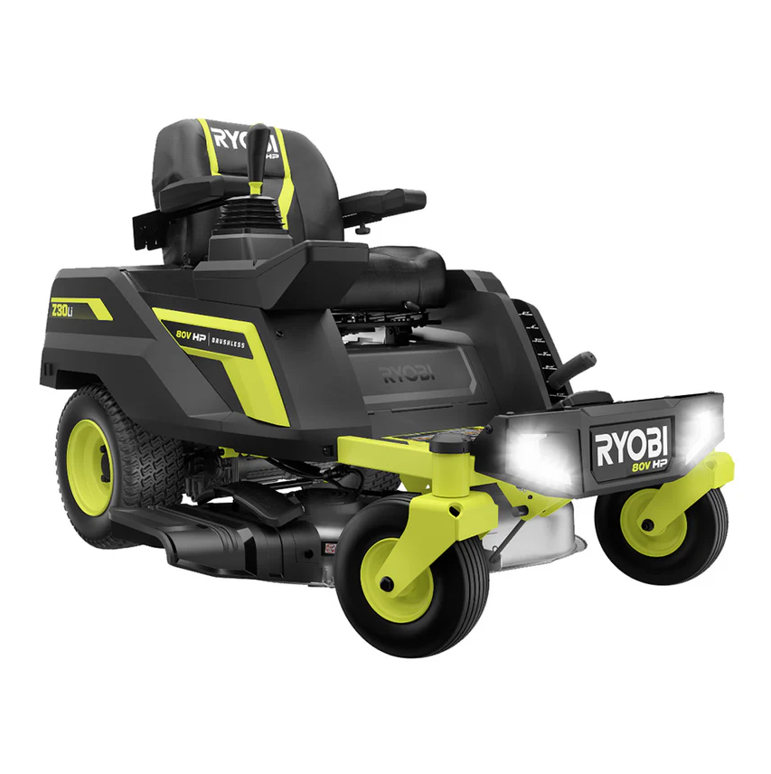 RYOBI 80V HP Brushless 30 in. Battery Zero-Turn Mower with (2) 80V 10Ah Batteries