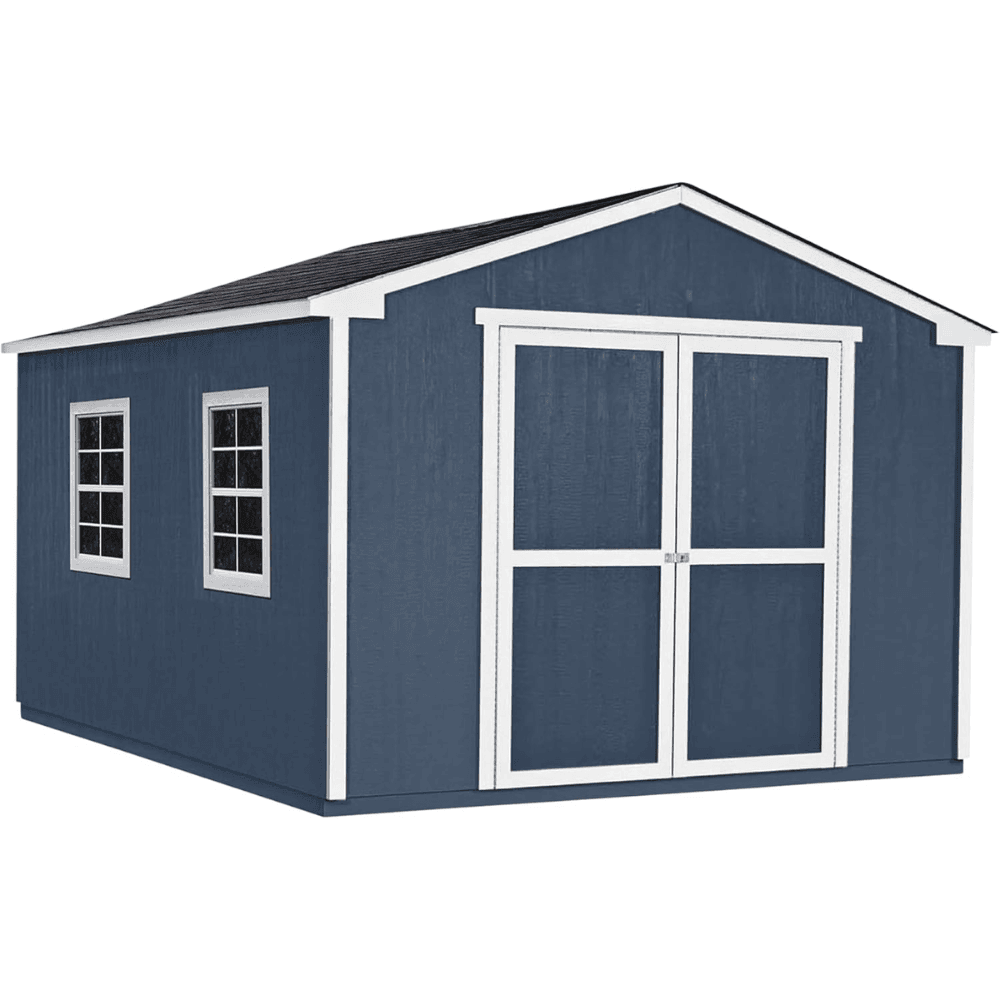 Charleston Value Gable 10 x 16 ft. Wood Storage Shed Kit, 160 sq. ft.